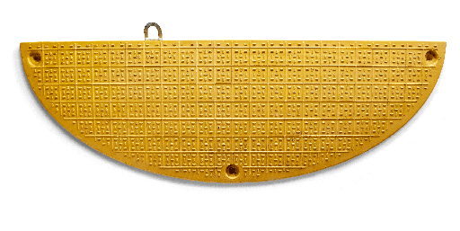 [01-PFV-2#FDS] Elément d'extrémité pour plaque de passage de chantier [1500 x 500 mm]