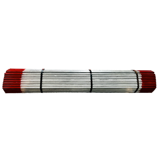 [16-LAG-03] Lisse garde-corps de sécurité 3 m extrémité laquée rouge PolyAxessⓇ