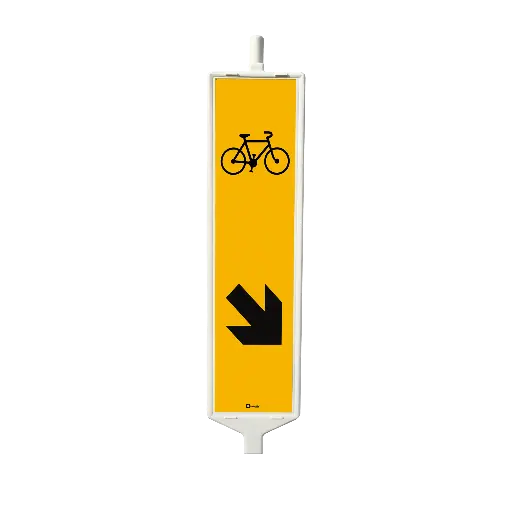 [01-BCY-1] Balise K5C cycliste double face