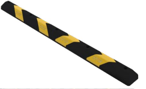 [08-BP-02] Butée de parking noir/jaune 1900 mm