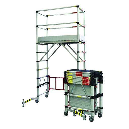 [16-ETT-01] Echafaudage téléscopique roulant 7 hauteurs de travail