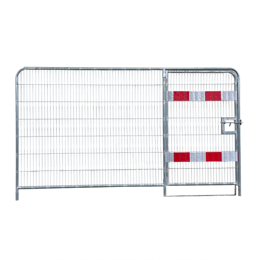 [02-PGR-4] Clôture 3.5 x 2 m arrondie avec portillon grillagé intégré