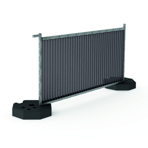 [02-CBM-VDP-1] Clôture bardée mobile Ville de Paris Dim 2 x Ht 1 m