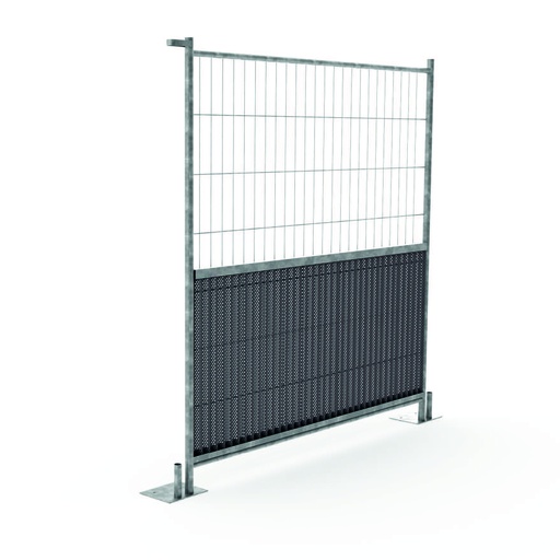 [02-CBM-VDP-3] Clôture semi-grillagée mobile Ville de Paris Dim 2 x Ht 2 m