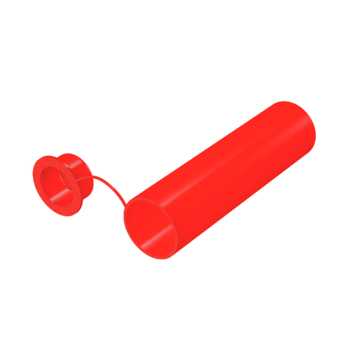 [16-RGC-02] Sac de 100 tubes PVC pour réservation d'un potelet garde-corps