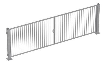 [02-PTB-5] Portail barreaudé 6 x ht 2 m