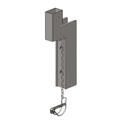 [16-PDG-01] Platine déportée fixe pour garde-corps 