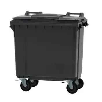 Poubelle à roulettes 770L