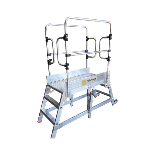 Entre-banche roulante avec plateforme 