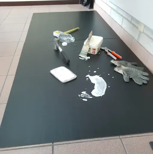 [17-PPN-03] Plaque de protection PP alvéolaire ép. 3mm noir 2400 x 1200 mm