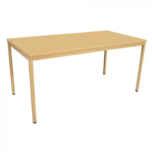 Table polyvalente beige – plateau 25 mm