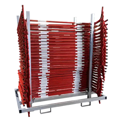[02-SPBTPK-50] Starter Pack REMPART®- Barrière TP KUBE rouge Ø 25 mm horizontal (50 x 02-BTPK-1)