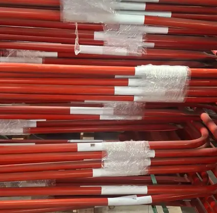 [02-BTPK-1#DECLASSE] Barrière TP Kube rouge Ø 25 mm déclassé 