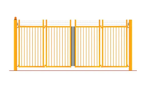 Portail accordéon Ht 2 m